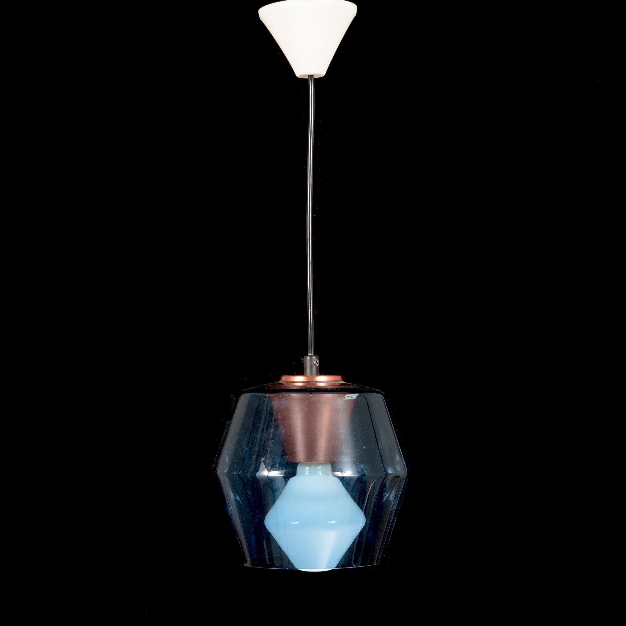 Tapio Wirkkala, taklampa, modell K2-134, Iittala/Idman 1960-tal.
