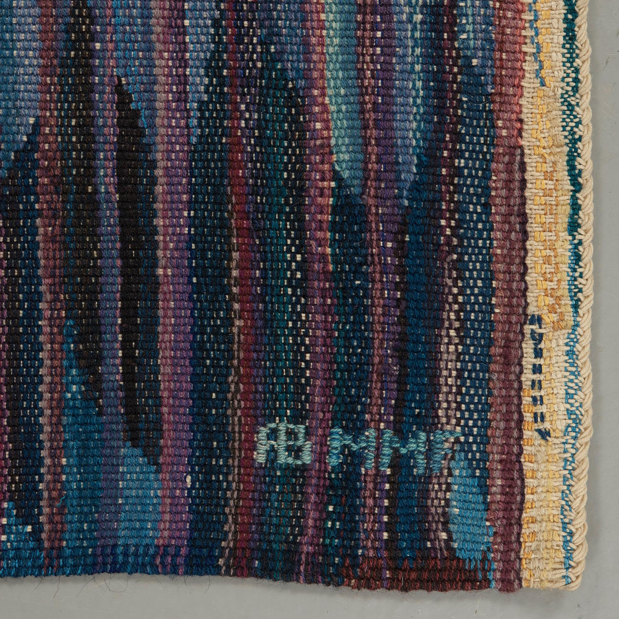 Barbro Nilsson, TAPESTRY. Tapestry variant. 214 x 152,5 cm. Signed BN AB MMF.