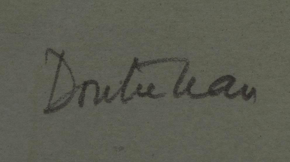 OKÄND KONSTNÄR, litografi, 47/150, sign.