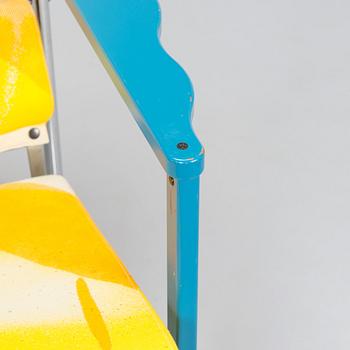 Yrjö Kukkapuro, A 1980s  'Experiment' open armchair for Avarte, Finland.