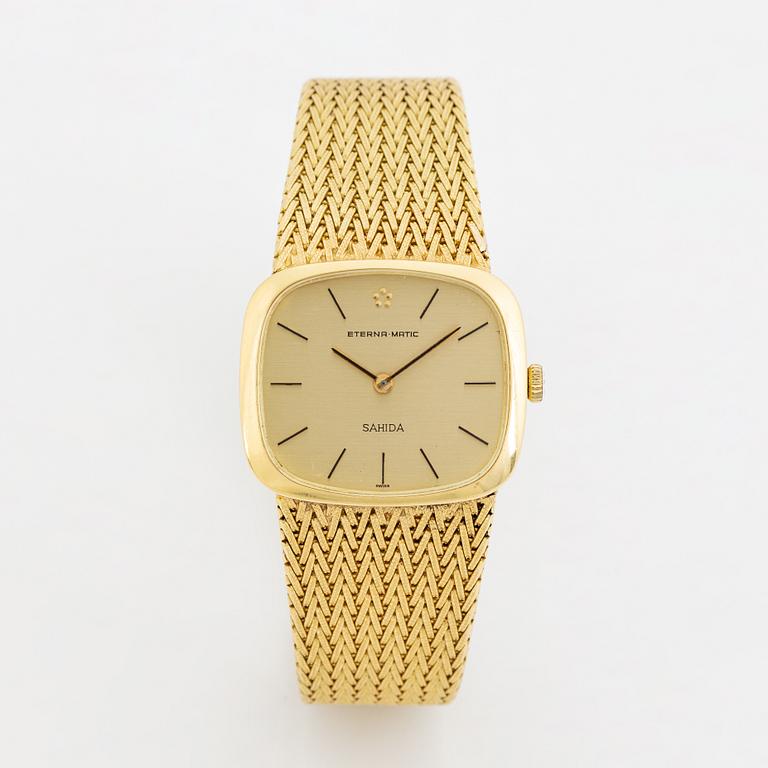 Eterna-Matic, Sahida, wristwatch, 28,5 x 24,5 mm.