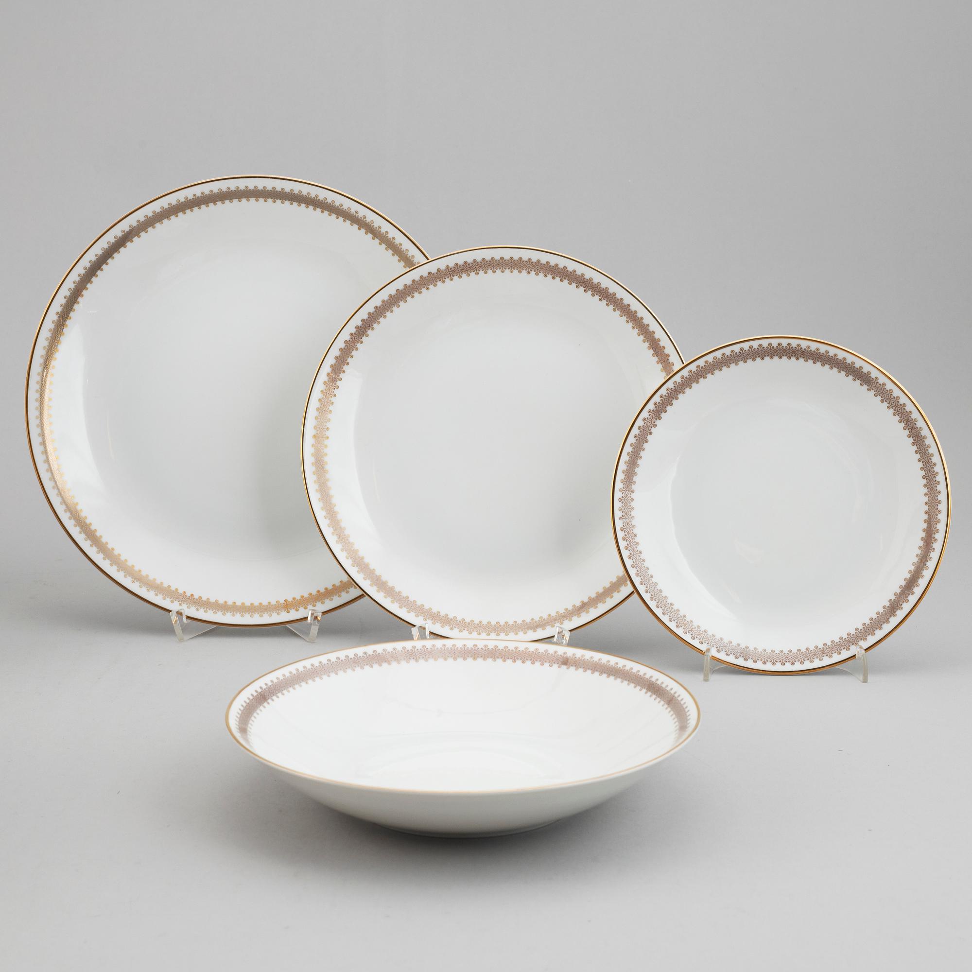 MATSERVIS, 58 delar, porslin, "Elegance", Rörstrand.