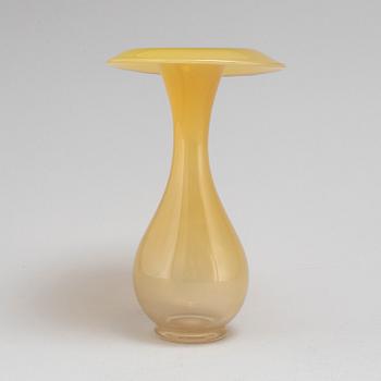 INGEBORG LUNDIN, a glass vase, Orrefors, signed.