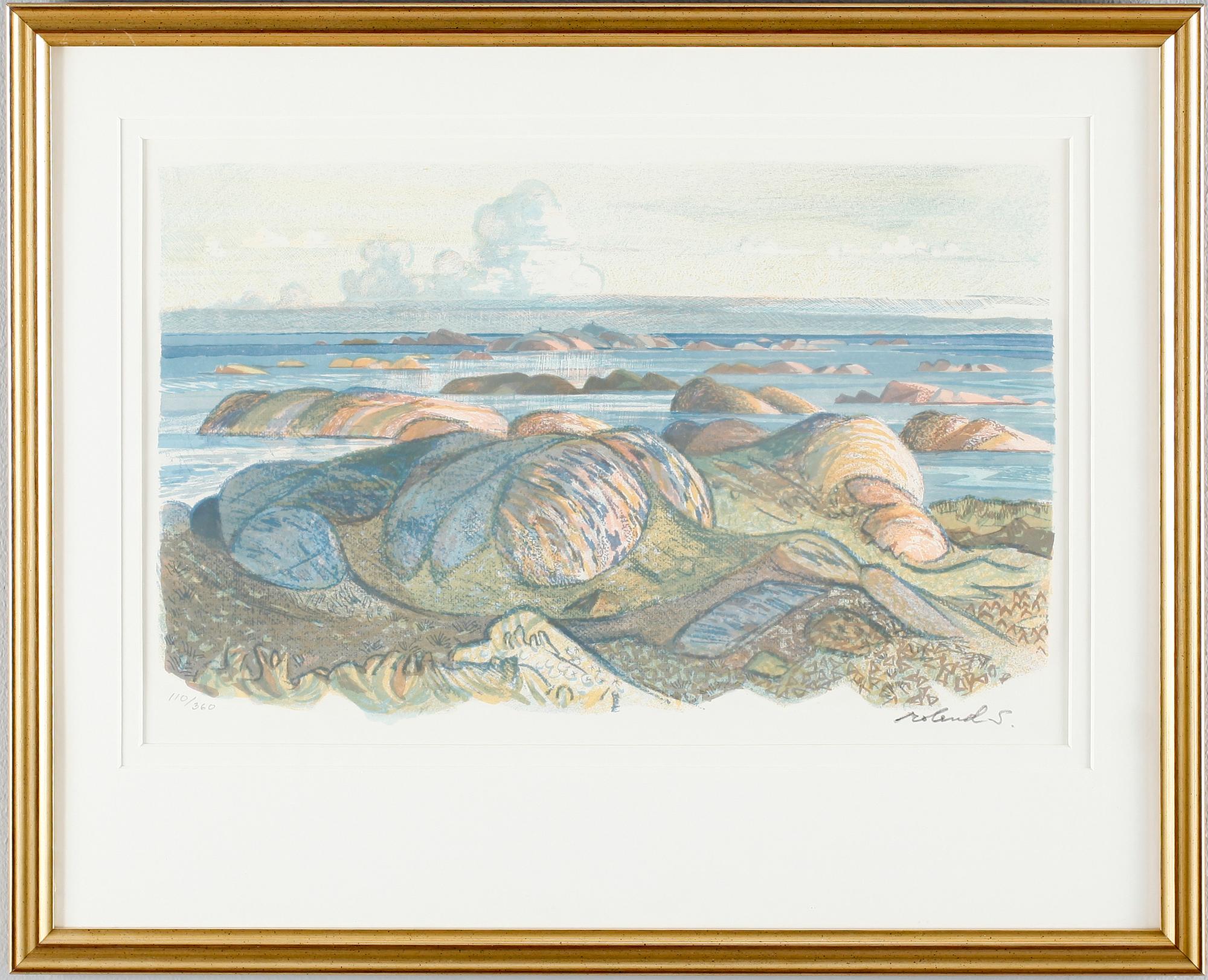ROLAND SVENSSON, färglitografi, signerad,numrerad 110/360.