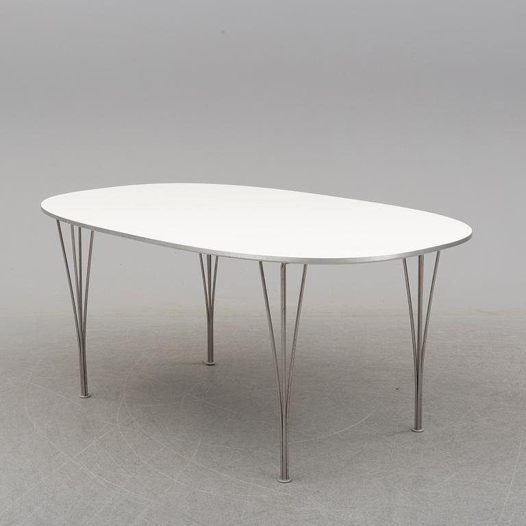 BRUNO MATHSSON & PIET HEIN, a 'Superellips' dining table from Fritz Hansen, Denmark, 2013.