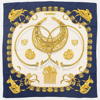 Hermès, scarf, "Les Cavaliers d'Or".