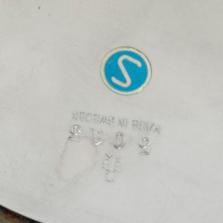 Einar Bäckströms Metallvarufabrik, a model 5013 table lamp, Swedish Modern, Sweden, 1940's.