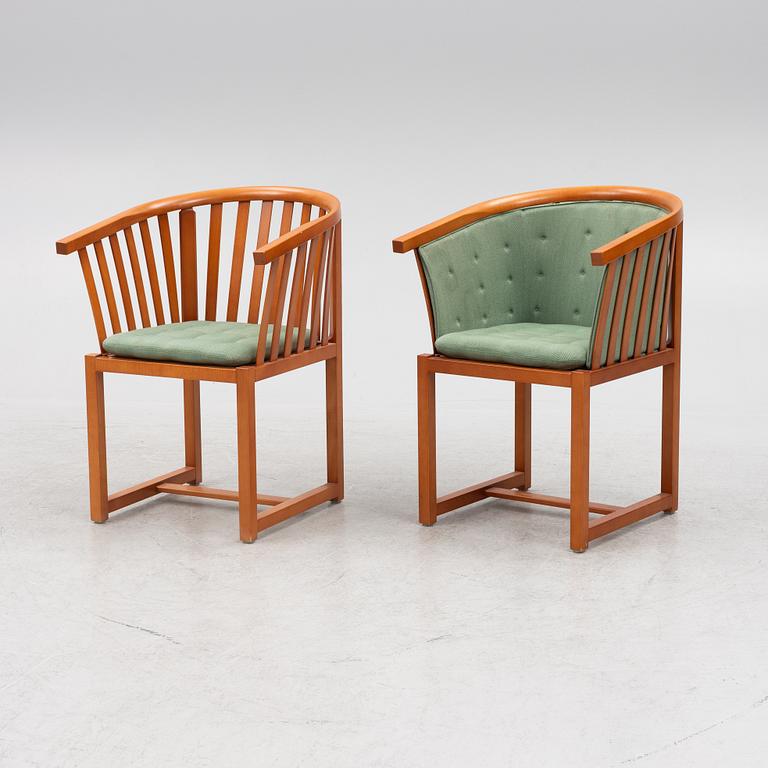 Åke Axelsson, a set of eight 'Vaxholmaren' chairs, Gärsnäs.