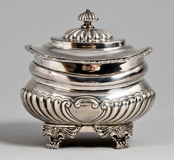 SOCKERSKÅL, silver, London England 1932. Vikt ca 225 gram.