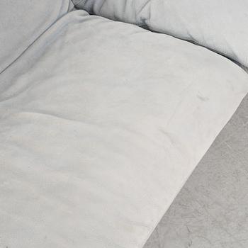 Giovanni Offredi, a 'Wave' suede sofa, Saporiti, Italy.