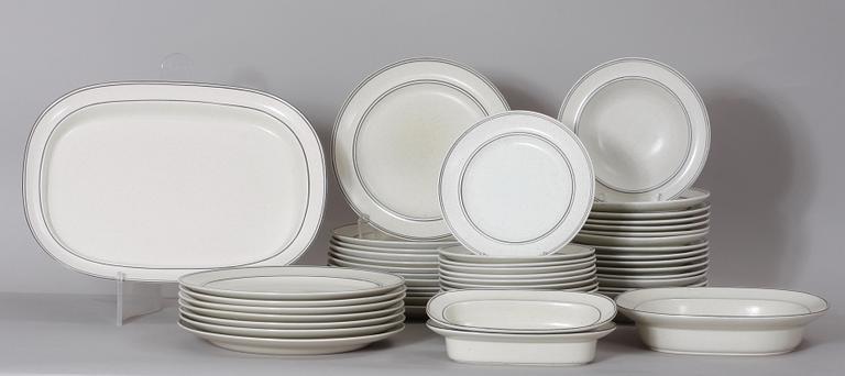 MATSERVIS. 76 delar. Stengods. "Birka".