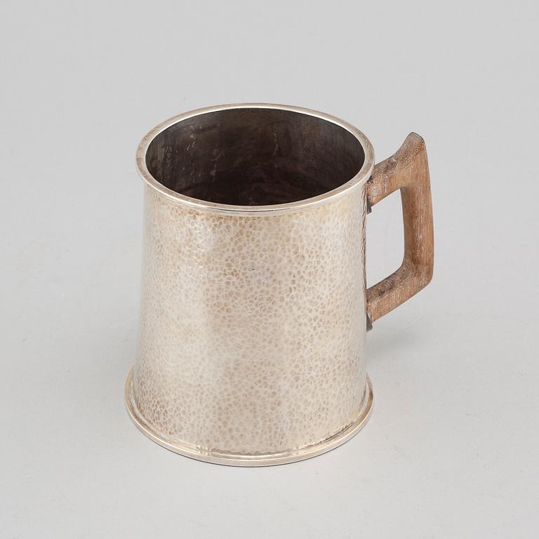 A silver mug from Gränna, Sweden, 1978.