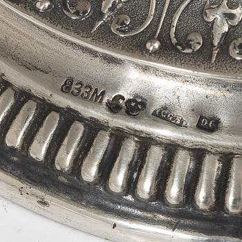 Candelsticks, a pair, silver, 1880s.
