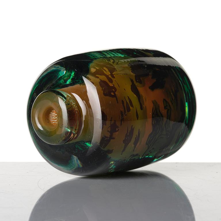 Edvin Öhrström, a graal glass vase, Orrefors 1948, no. 1413B.