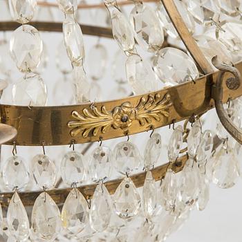 An Empire style chandelier, first half of the 20th century.