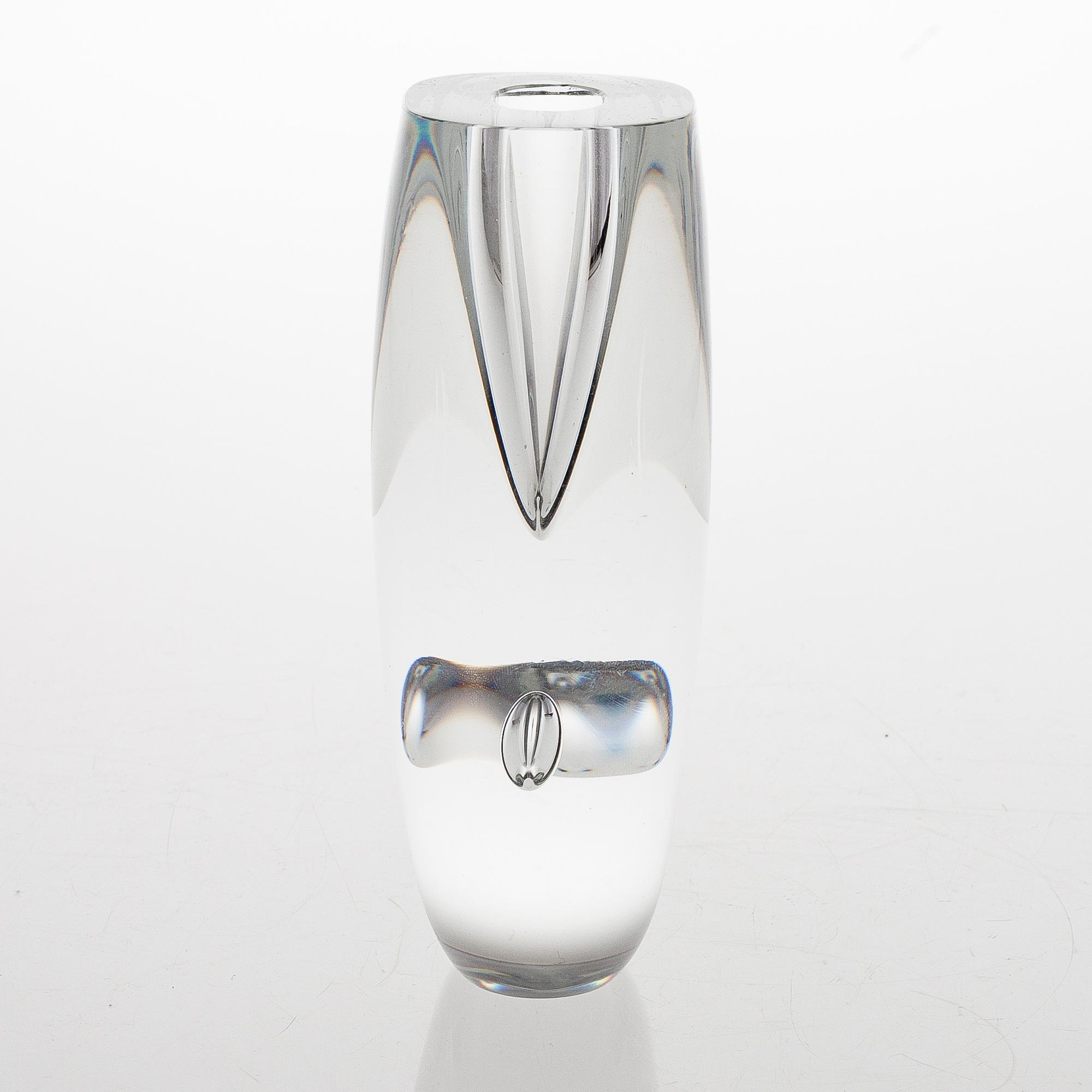 TIMO SARPANEVA,  glasskulptur, "Claritas", signerad Timo Sarpaneva, Iittala 1984 C1613.