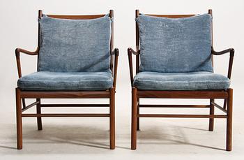 KARMSTOLAR, "Colonial chair", Ole Wancher, Danmark,