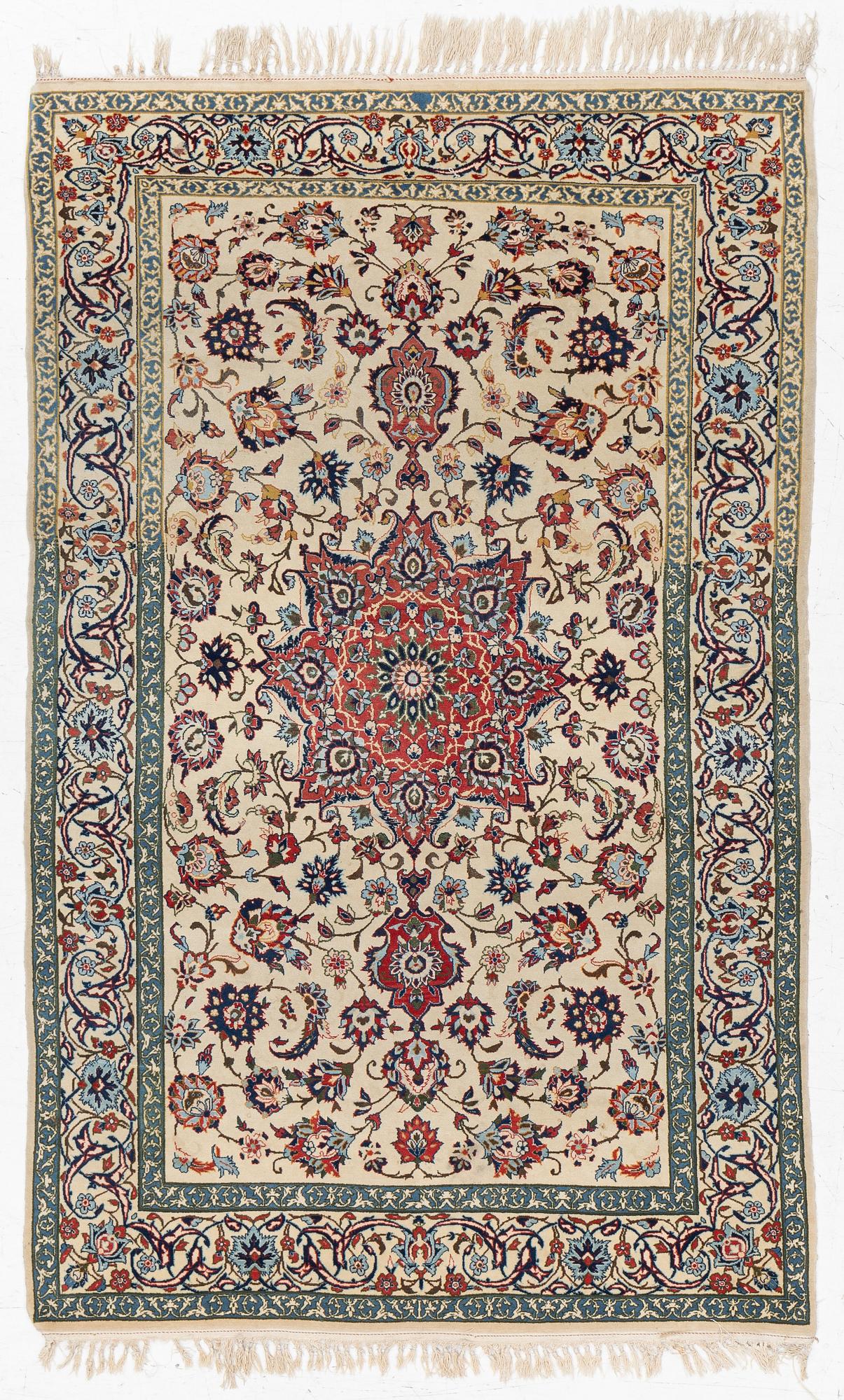 A Nain rug, c. 165 x 103 cm.