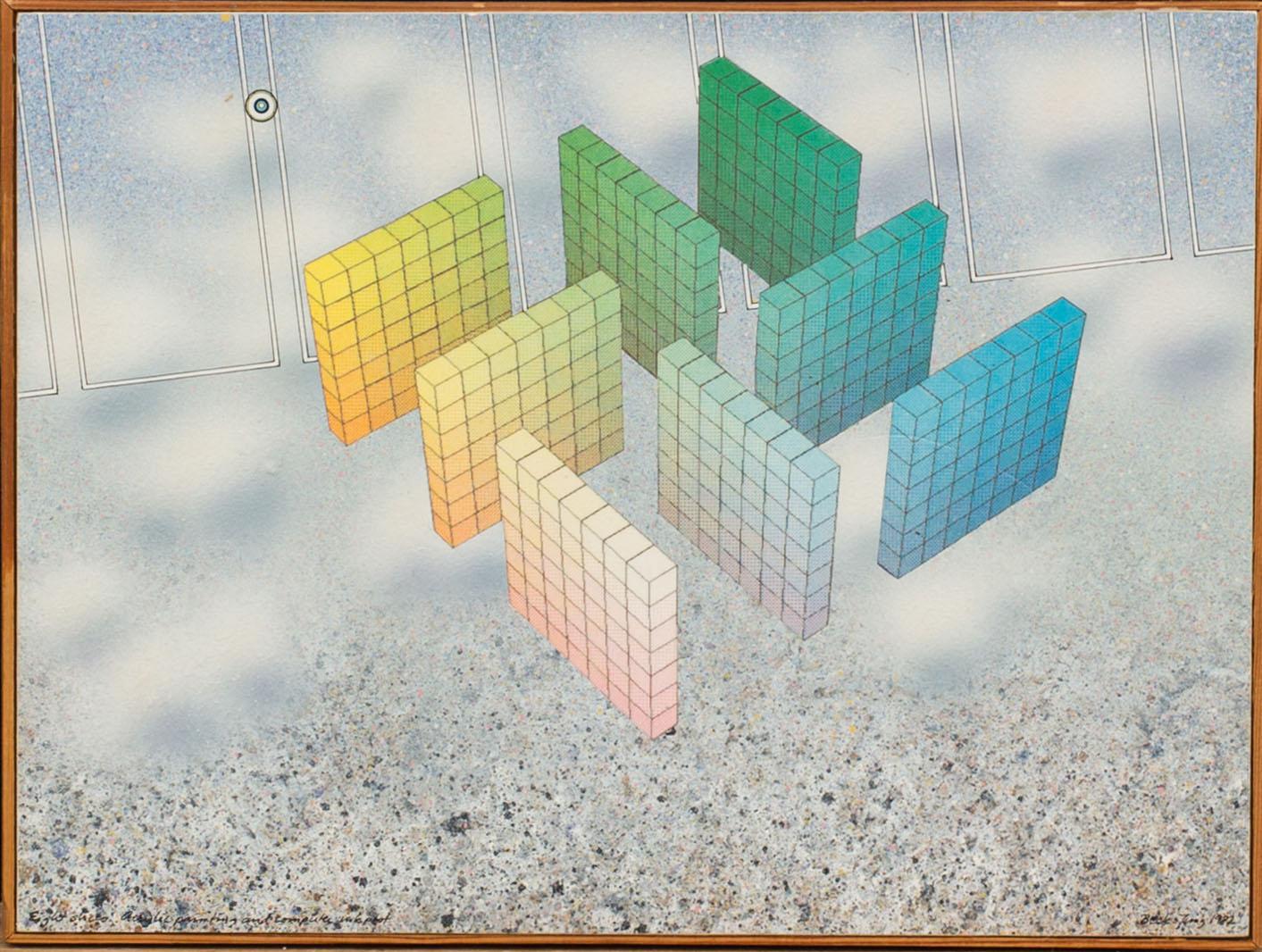 INKPLOT BY BECK & JUNG, signed and dated 1982,