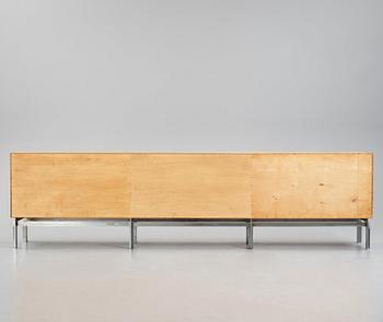 Preben Fabricius & Jørgen Kastholm, attributed to, a large sideboard, presumably executed by cabinetmaker Poul Bachmann, Denmark 1966–1970.