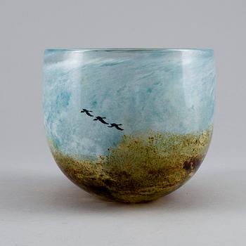 SKÅL, glas Kjell Engman, osignerad.