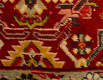 Matta, antik Indisk, sannolikt Agra, ca 467,5-474 x 369,5-374 cm.