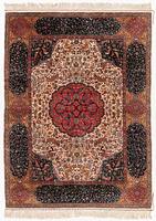 A semi-antique Lahore rug of 'Salting' design, north India, c 220 x 159 cm .