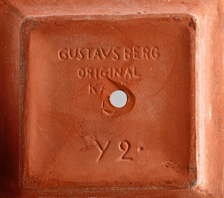 YTTERFODER MED FAT, 18 delar, "Planta", lergods, Wilhelm Kåge, Gustavsberg, 1950-tal.