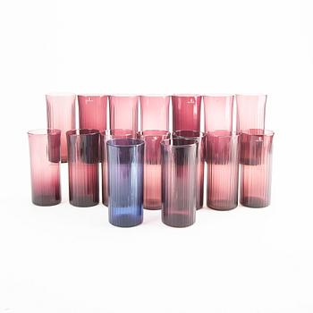 Tapio Wirkkala, glas 16 st modell 2065 1960-tal.