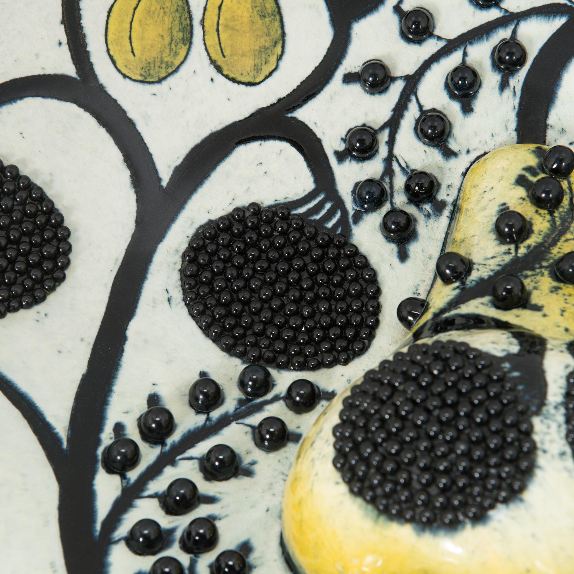 Birger Kaipiainen, a ceramic dish, signed Kaipiainen Arabia.