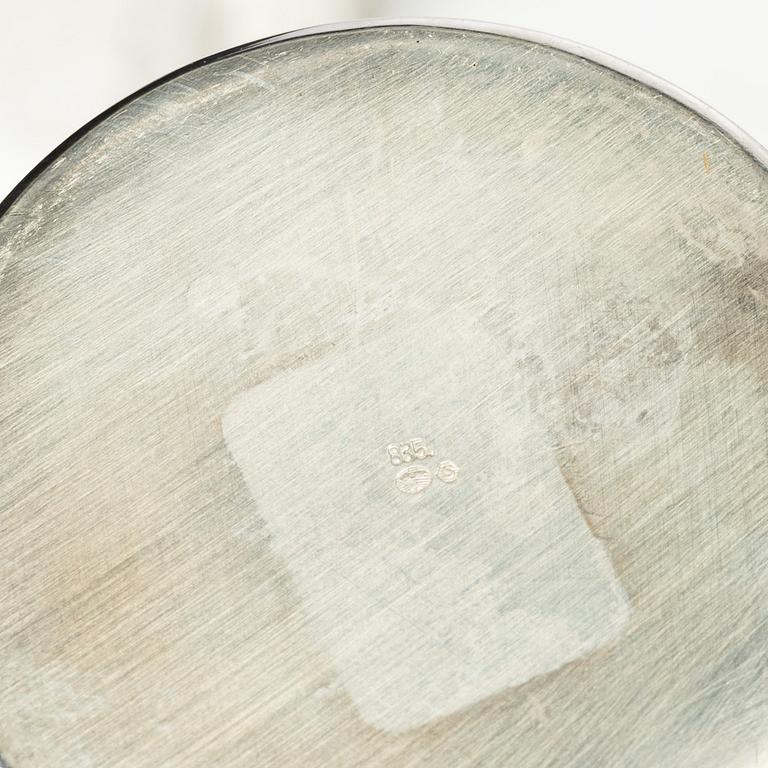 Bägare, 8 st, silver, bl a Lennart Råström, CG Råström, Stockholm 1975.