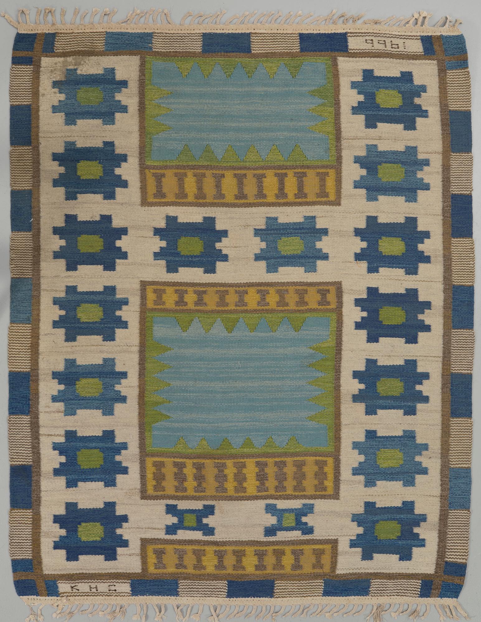 Kenneth Henry Cope, rug, rölakan, approx. 190 x 149 cm.