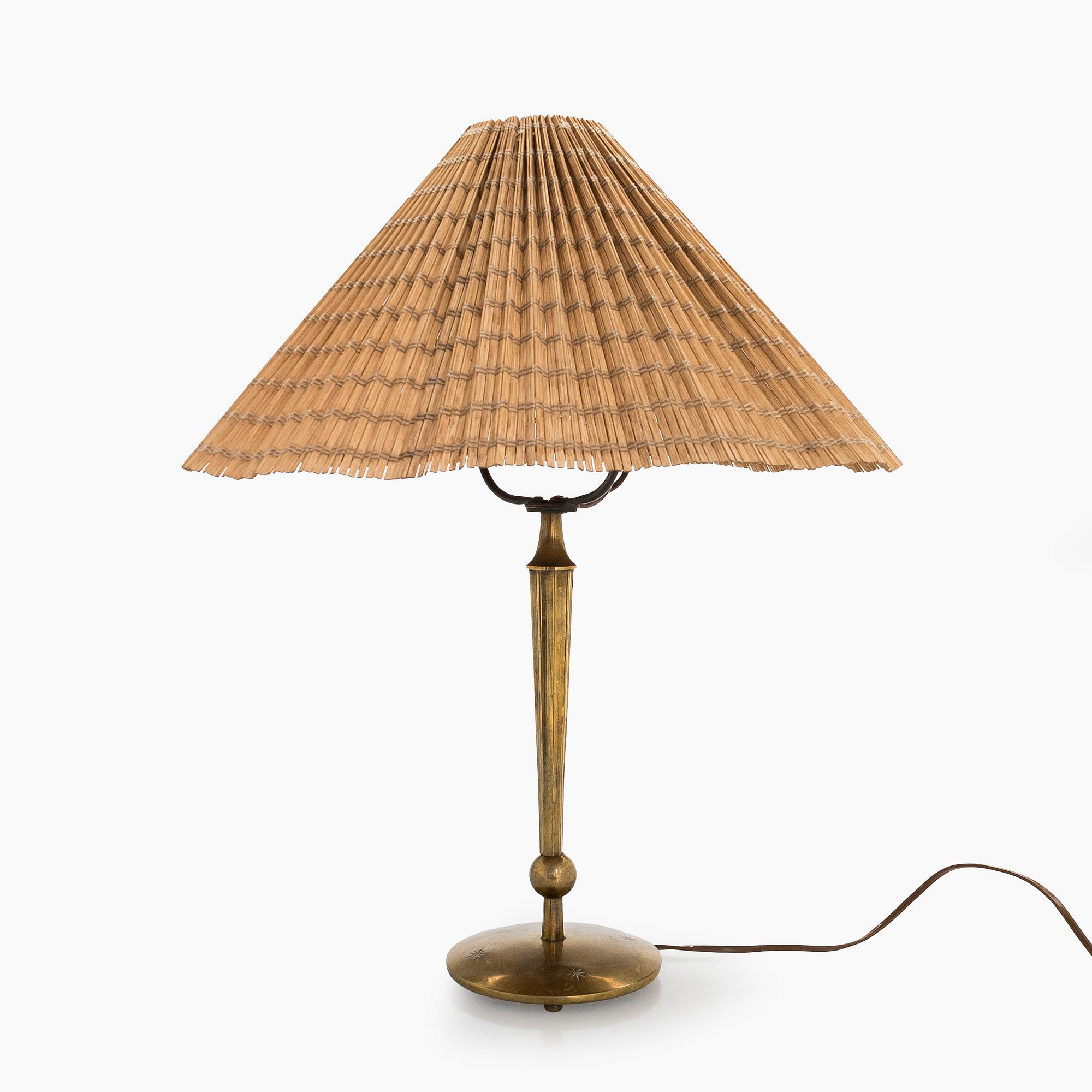 Harald Notini, pöytävalaisin, Arvid Böhlmarks Lampfabrik, Tukholma, 1920-luku.