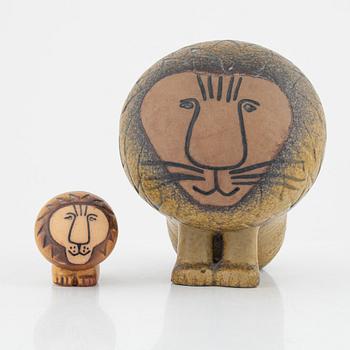 Lisa Larson, two stoneware figurines, Gustavsberg.