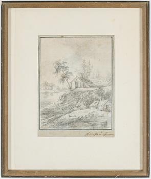 Carl Petter Hilleström · CARL PETTER HILLESTRÖM, teckning, signerad.