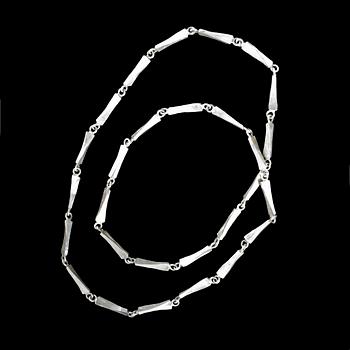 SMYCKEN, 7 delar, silver. Sverige och Danmark, Bla W&SS, 1970-tal. Tot.vikt 235,7g.