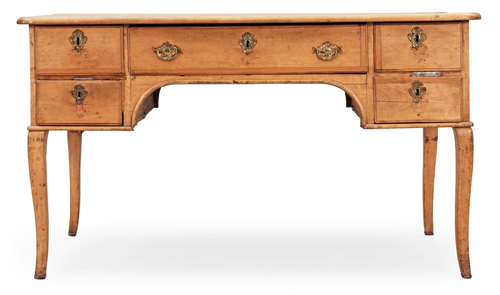 SKRIVBORD. Sverige, 1700-talets andra hälft. Rokoko.