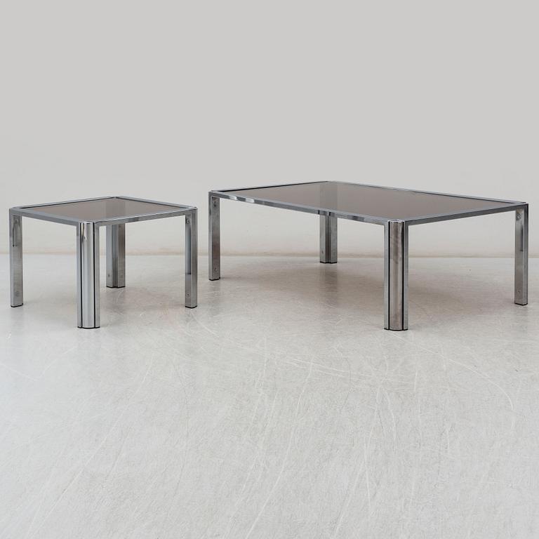 a coffee table and a side table from the late 20th century.