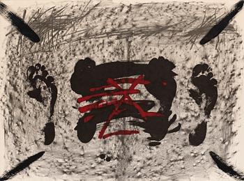 406. Antoni Tàpies, Untitled, from: "Nocturn Matinal".
