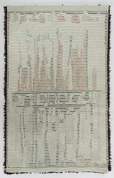 Leena-Kaisa Halme, ryijy, malli Neovius. N. 160x100 cm.