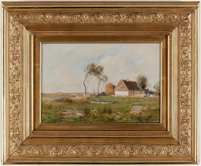 GUSTAF RYDBERG, olja på duk, signerad och daterad 1910.