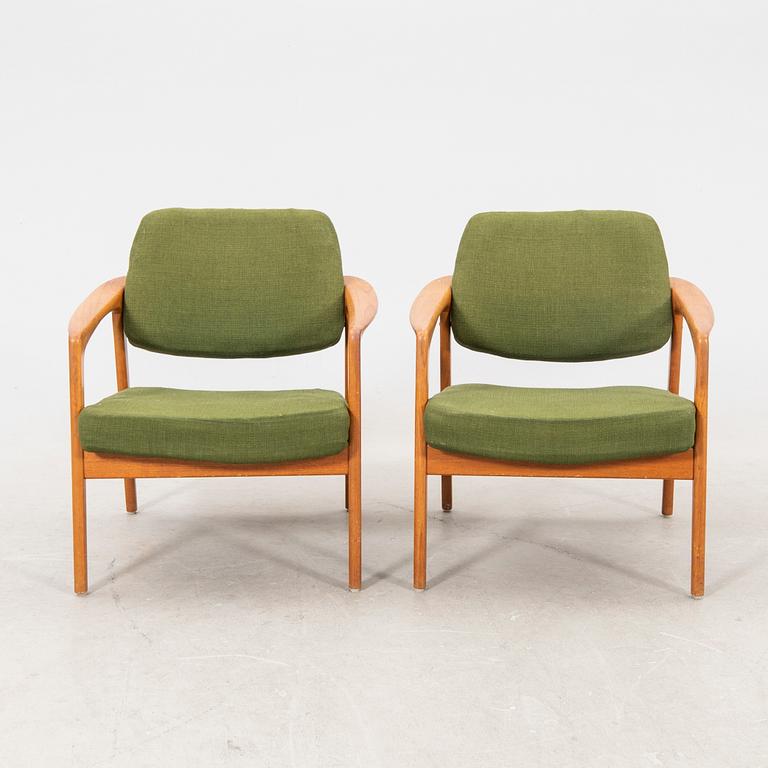 Folke Ohlsson, fåtöljer, ett par, "Ascot", Dux, 1960-tal.