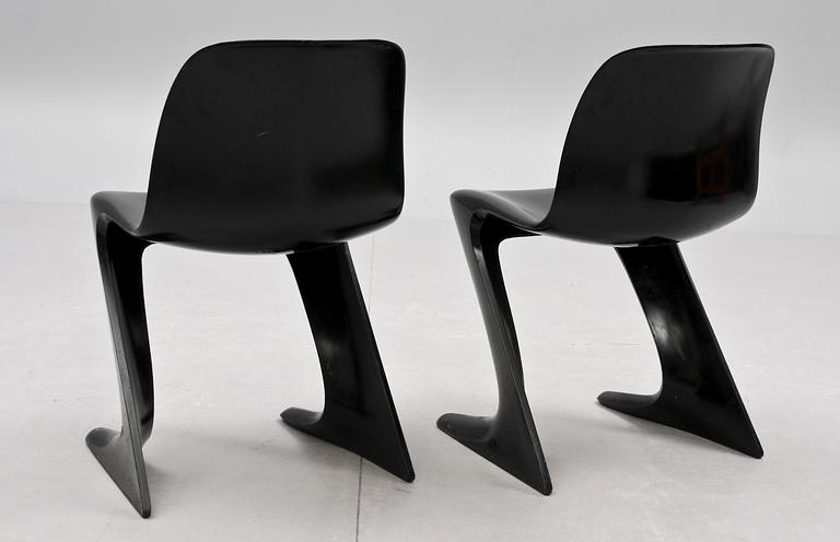 STOLAR, ett par, "z-chair", Siegfried Mehl, Tyskland, 1970-tal.