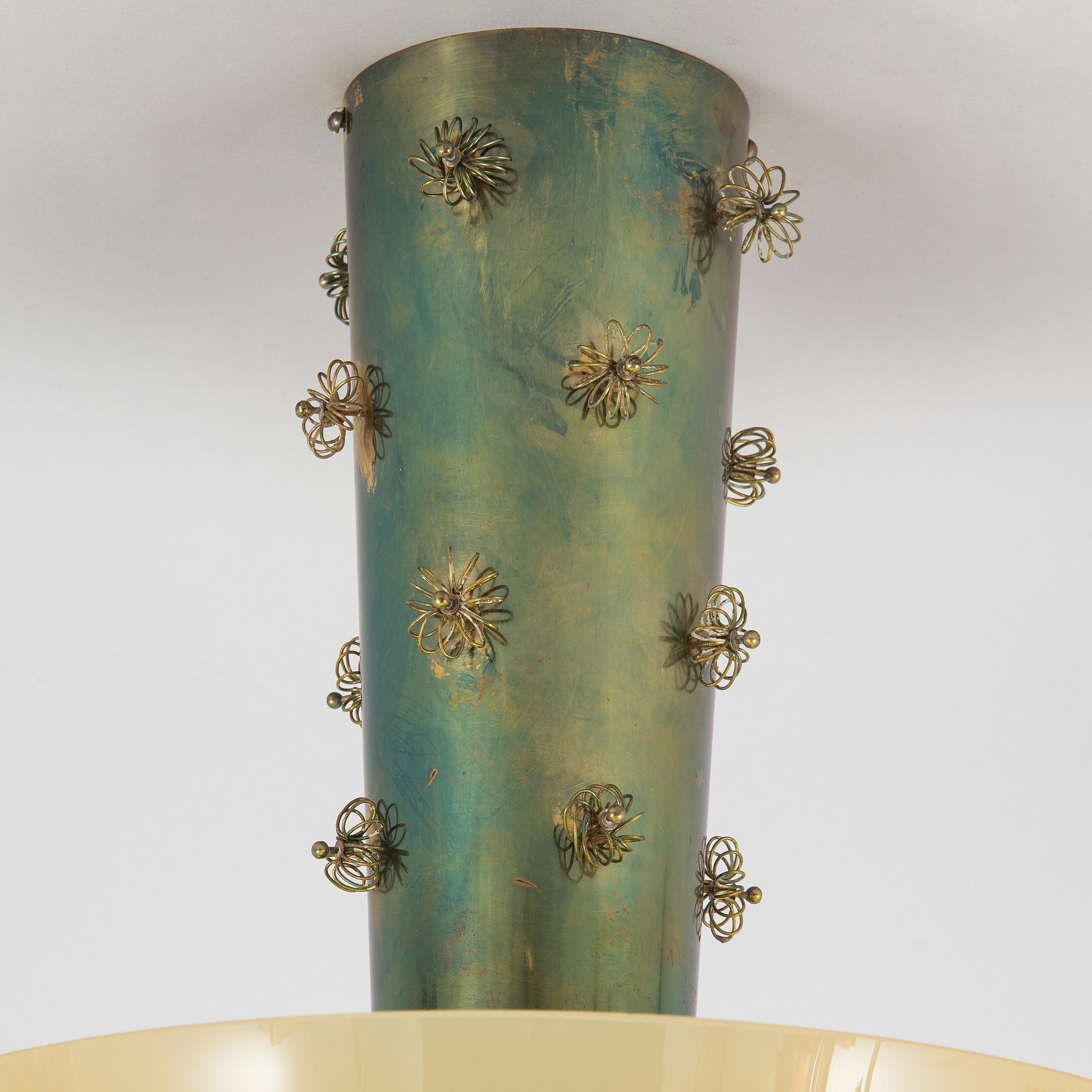 Paavo Tynell, A ceiling light '9040' for Taito. Made to order 1950.