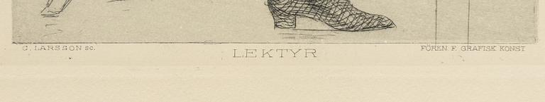 Carl Larsson, "Lektyr".