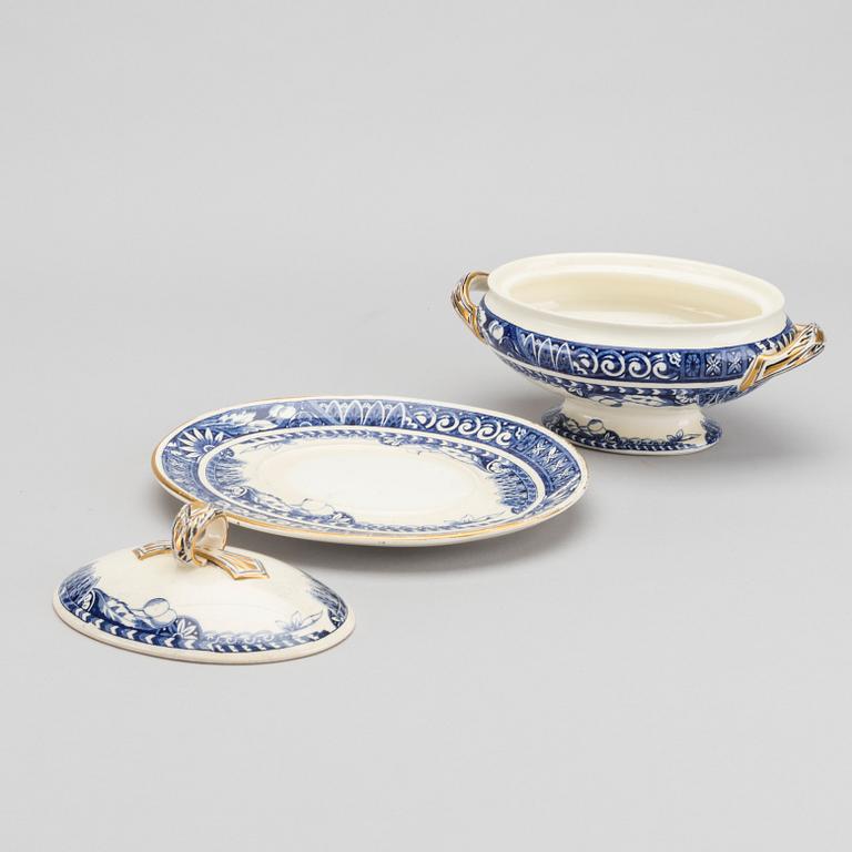 FAT samt SÅSSKÅL flintgods England omkring 1900.