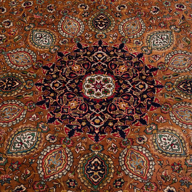 A CARPET, Tabriz, around 395 x 295 cm.