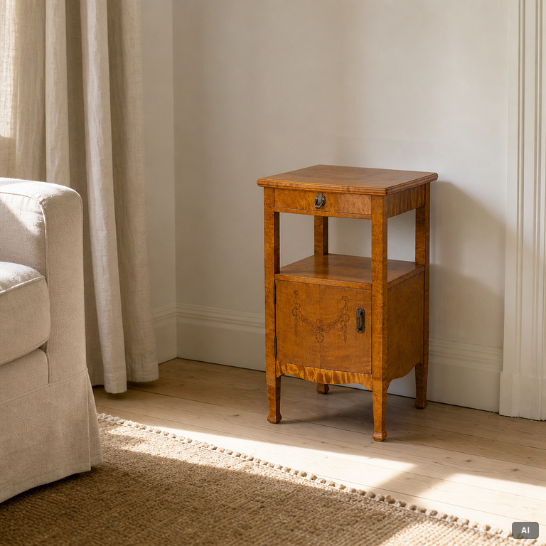A pair of nightstands, ecarly 20th century.
