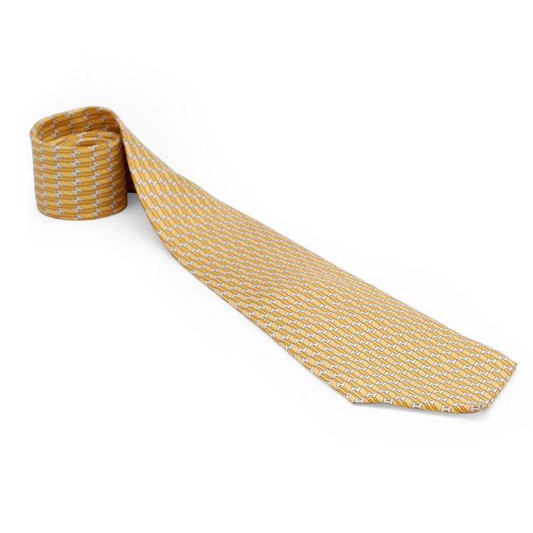 HERMÈS, silk tie.