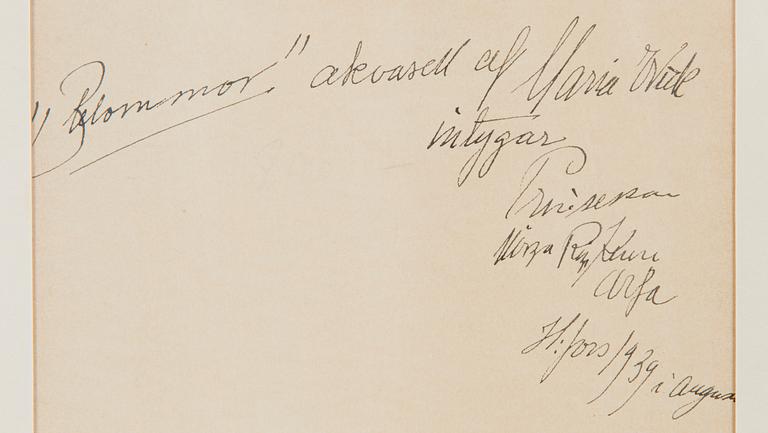 Maria Wiik, "Blommor".